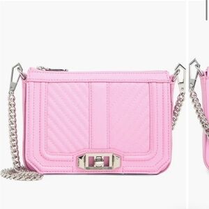 Rebecca Minkoff Chevron Quilt Leather Chain Crossbody Bag